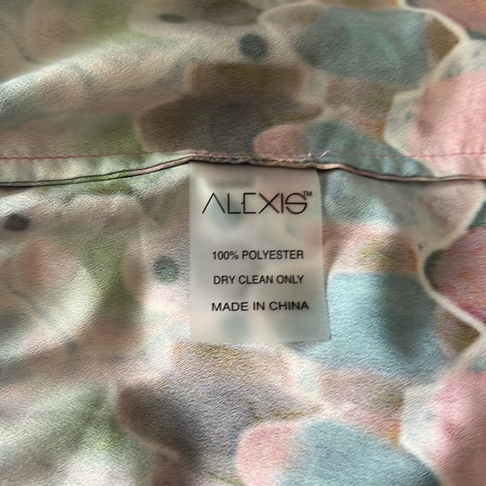 ALEXIS ABSTRACT COLOR MAXI DRESS SIZE 6 - Picture 12 of 12